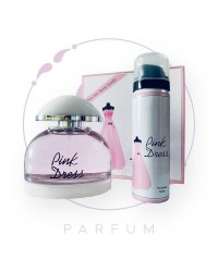 Парфюмерный набор PINK DRESS / ПИНК ДРЕСС (Розовое платье) с дезодорантом by Fragrance World, 100 ml