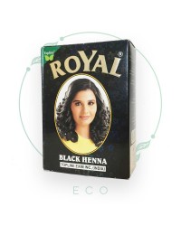 Натуральная индийская ХНА для волос Royal, чёрная, 7шт. по 10 гр.